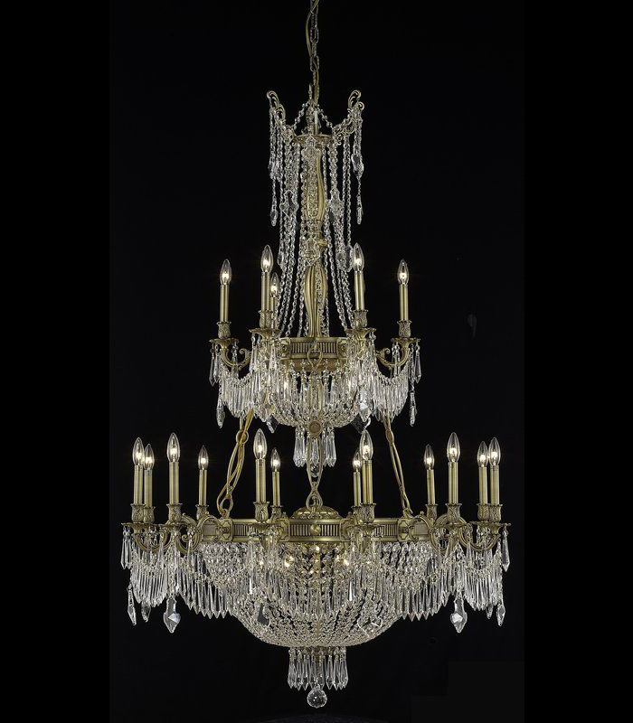 Copper chandelier