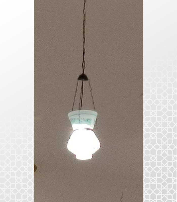 Copper chandelier