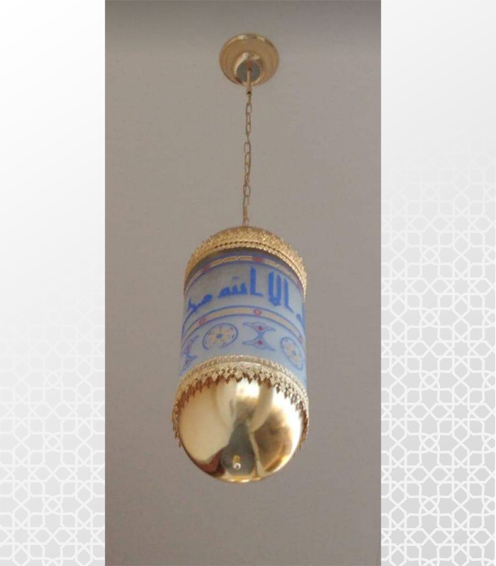 Copper chandelier